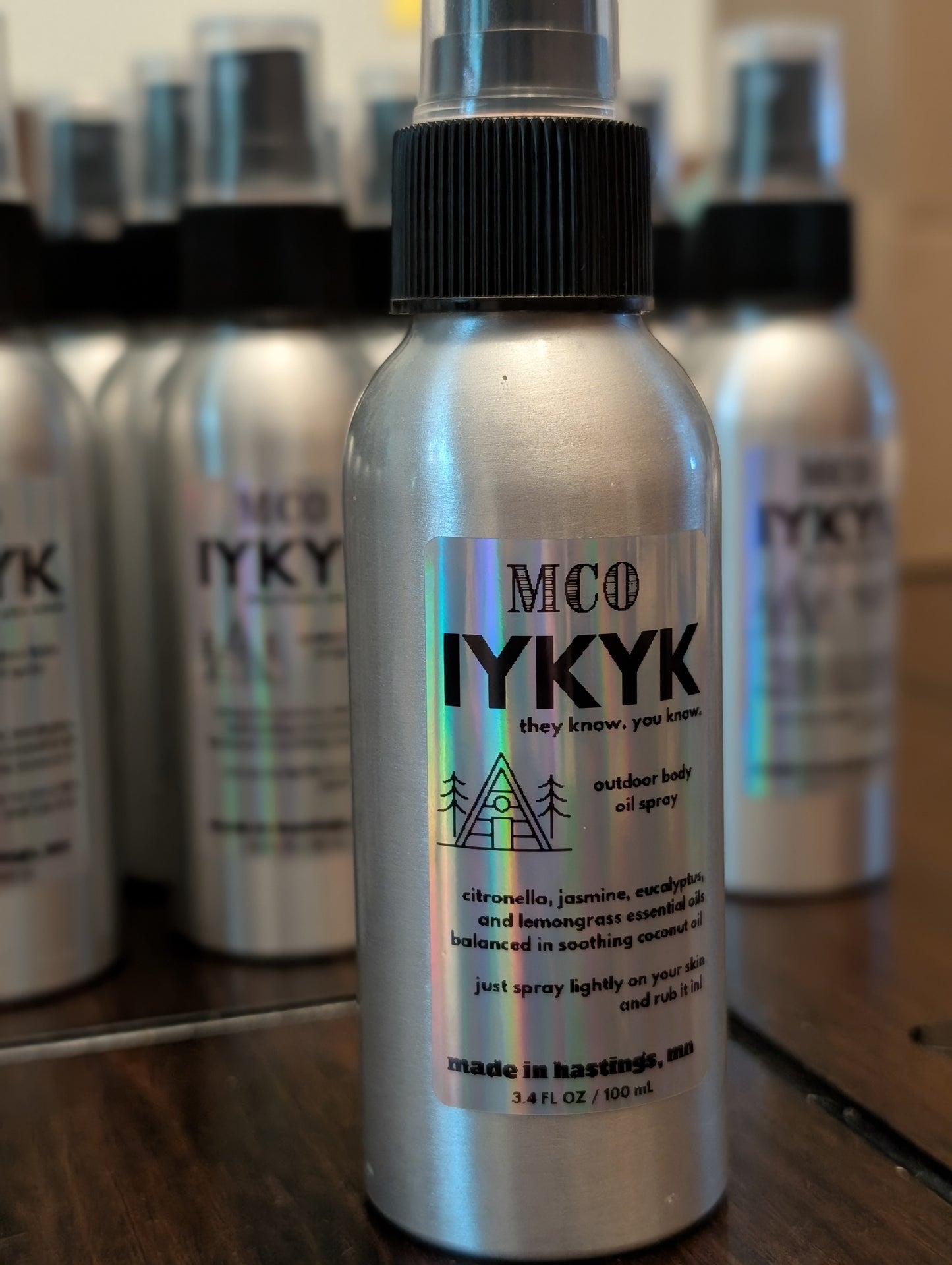 IYKYK Outdoor Body Oil Spray