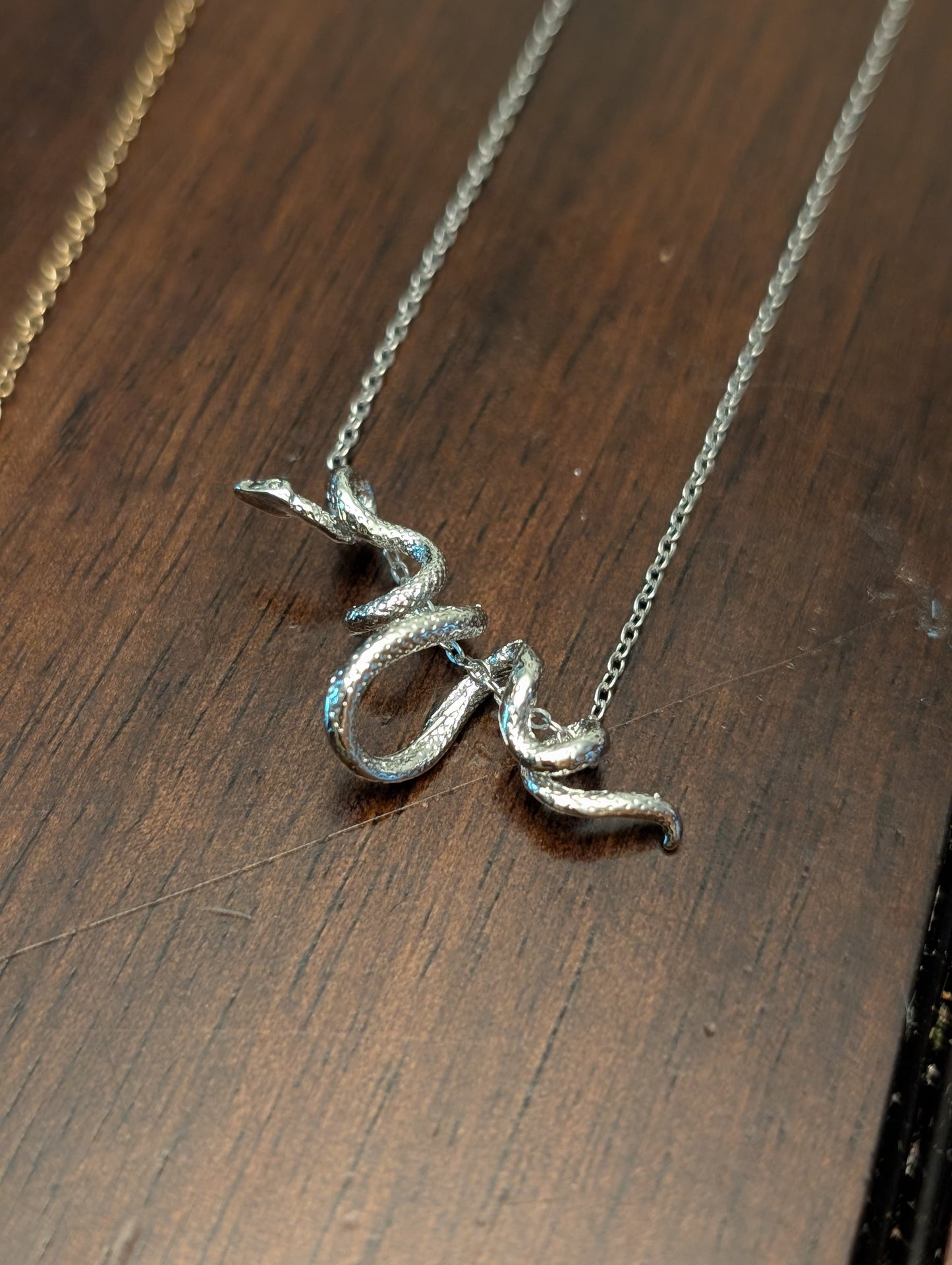 Stainless Steel Snake Necklace