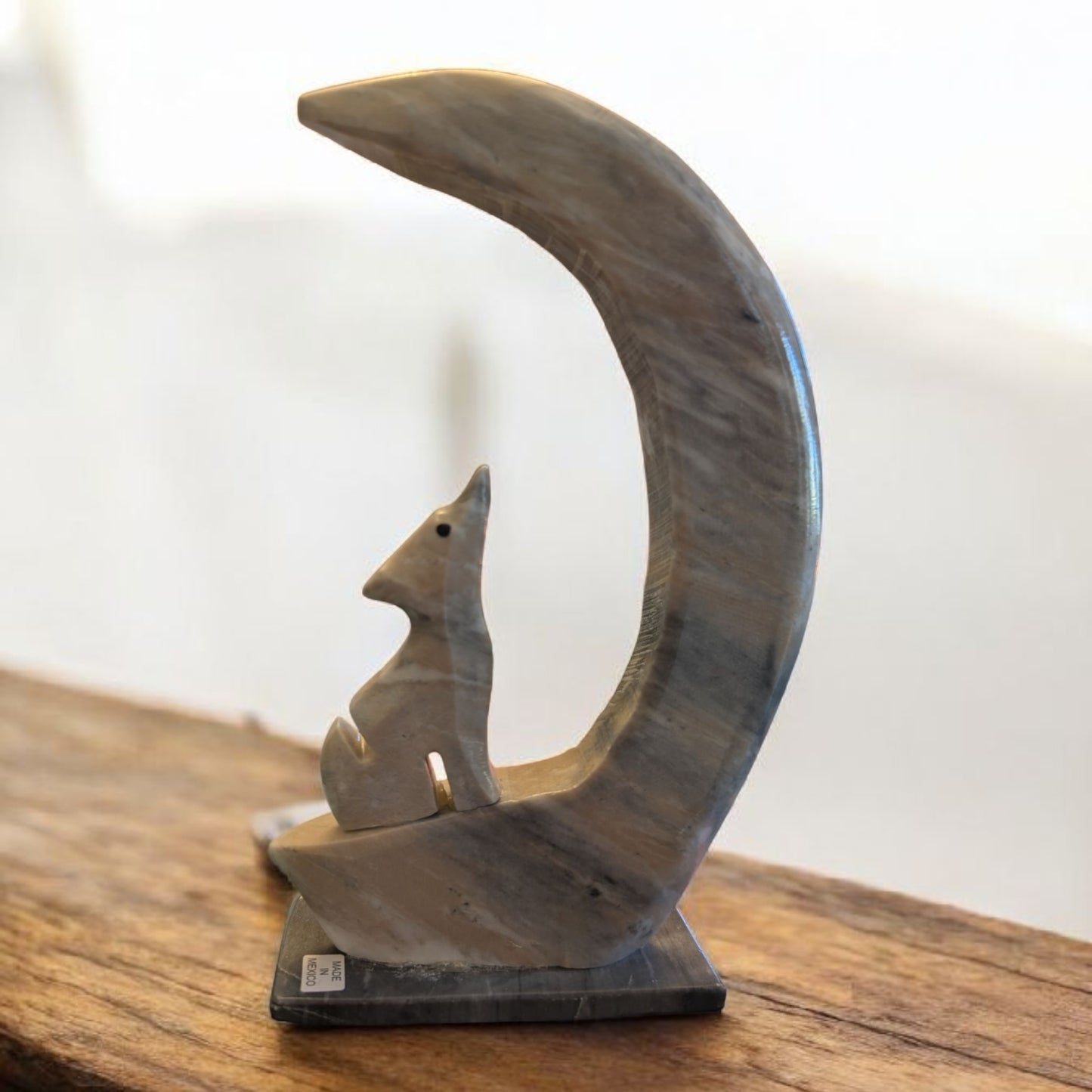 Wolf and The Moon Carving