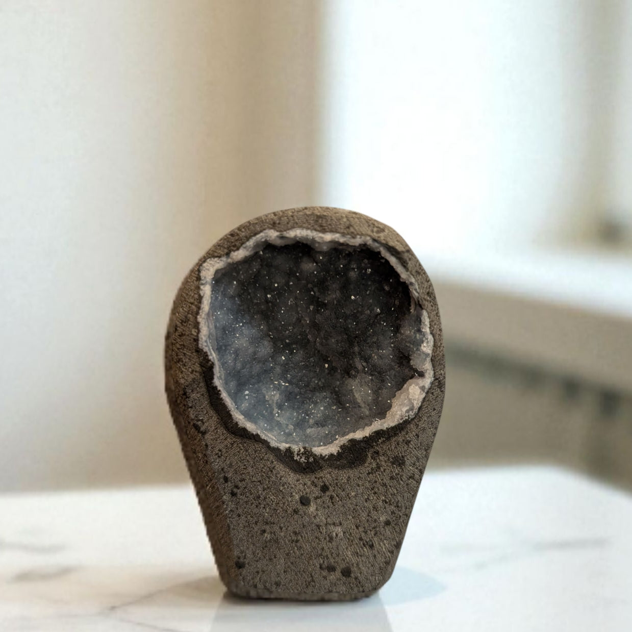 Blue Chalcedony Geode #A518535