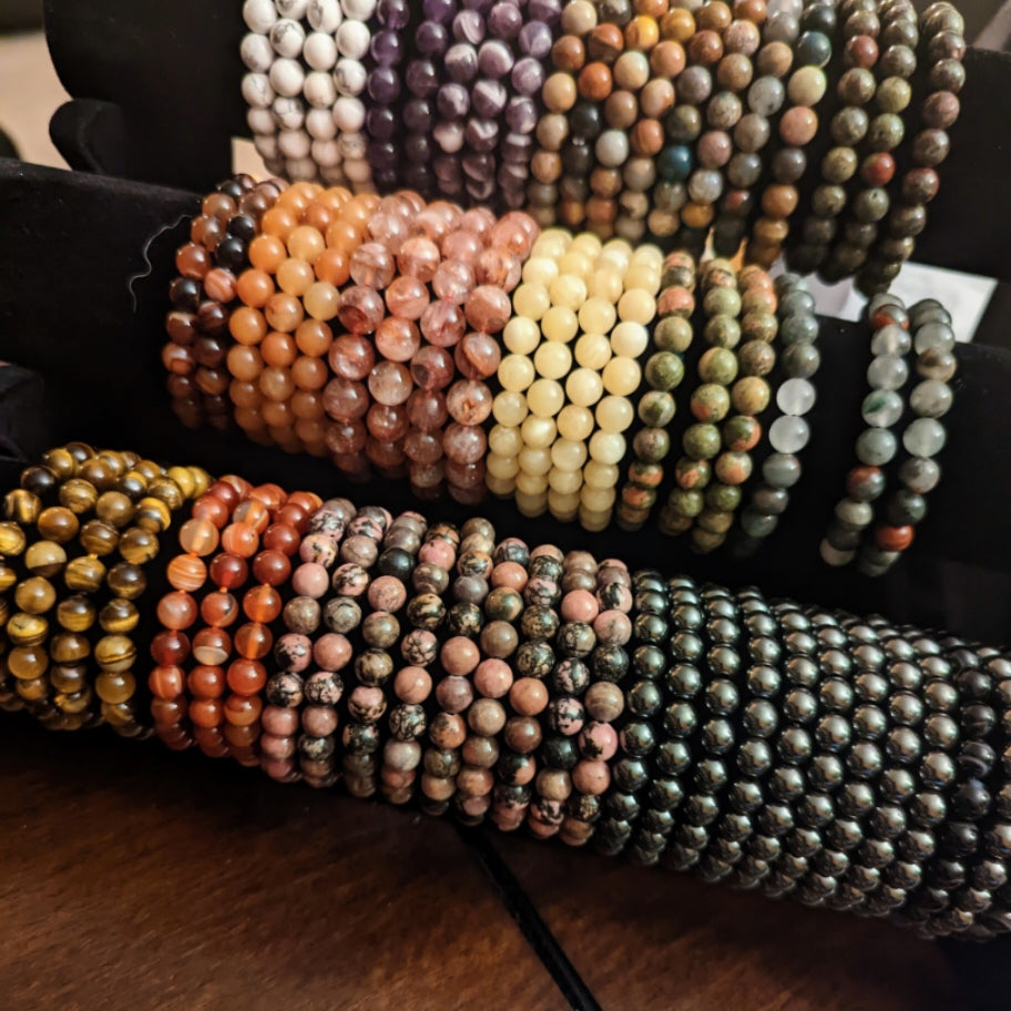 Handmade 8mm Beaded Bracelets