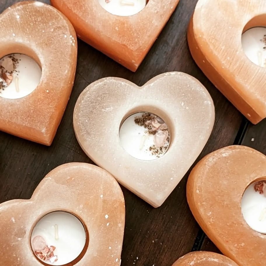 Himalayan Salt Candle Holders