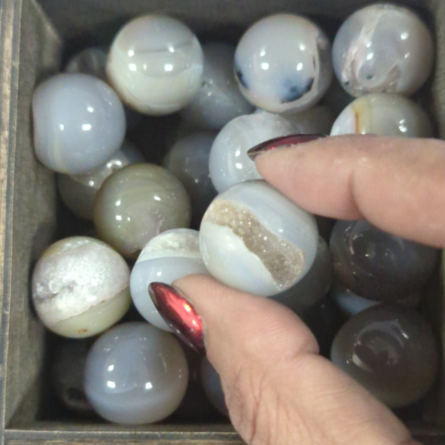$5 Bin Druzy Agate Spheres