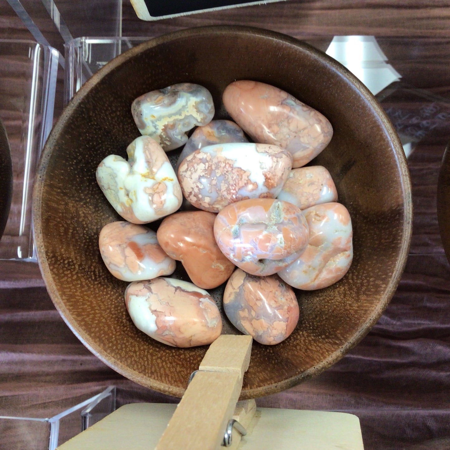 Pink Agate Tumble