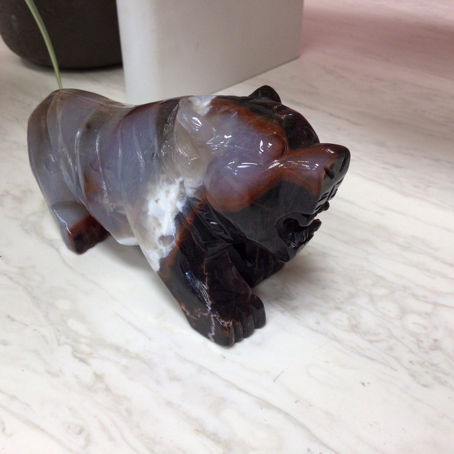 Large Mixed Calcite Bear