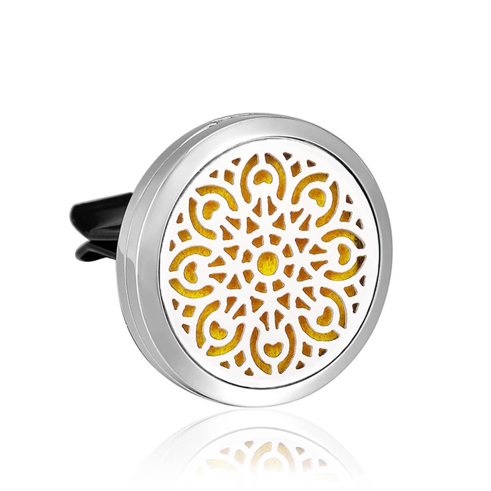Mandala Essential Oil Car Clip