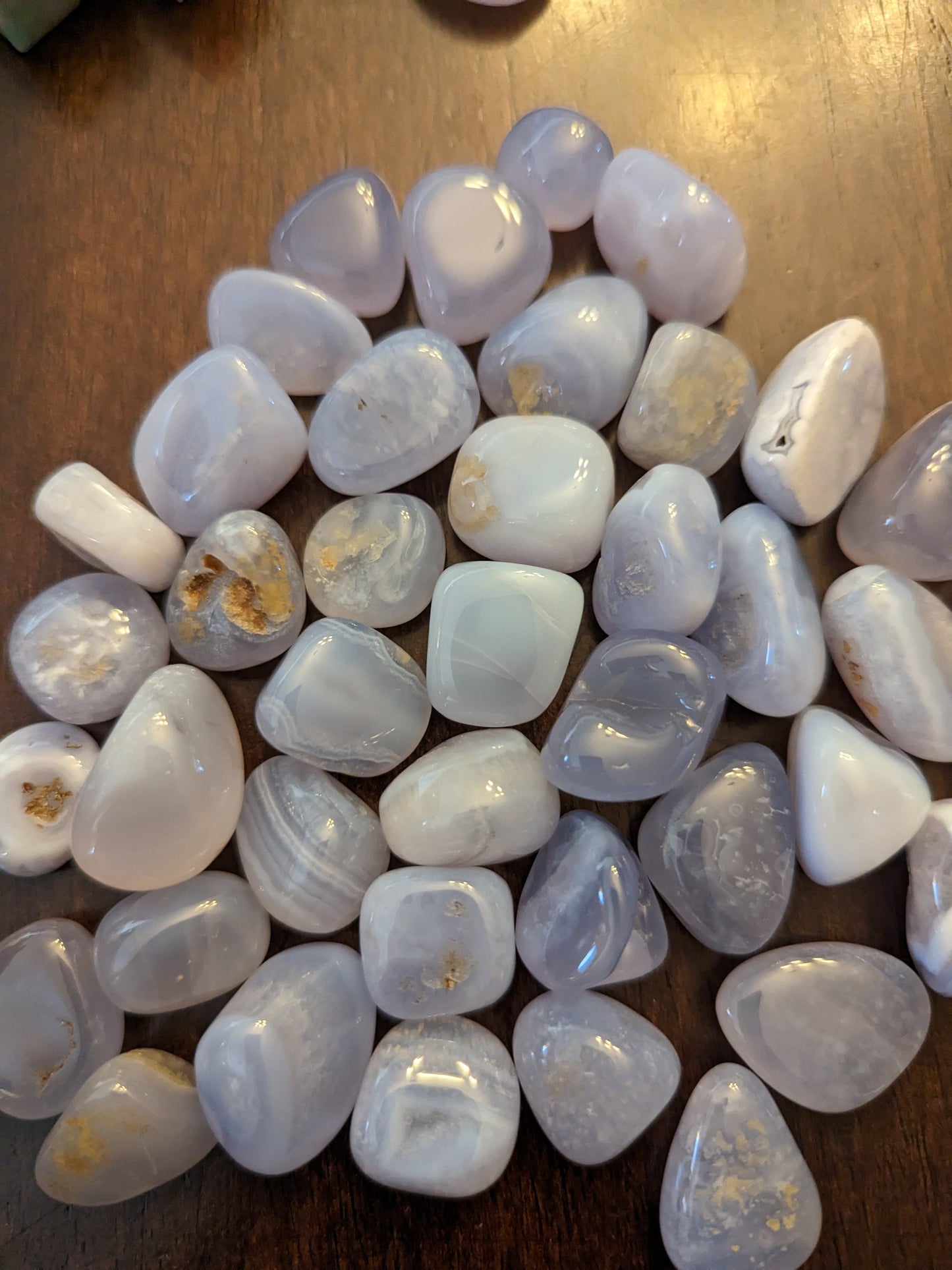 Blue Lace Agate Tumbles