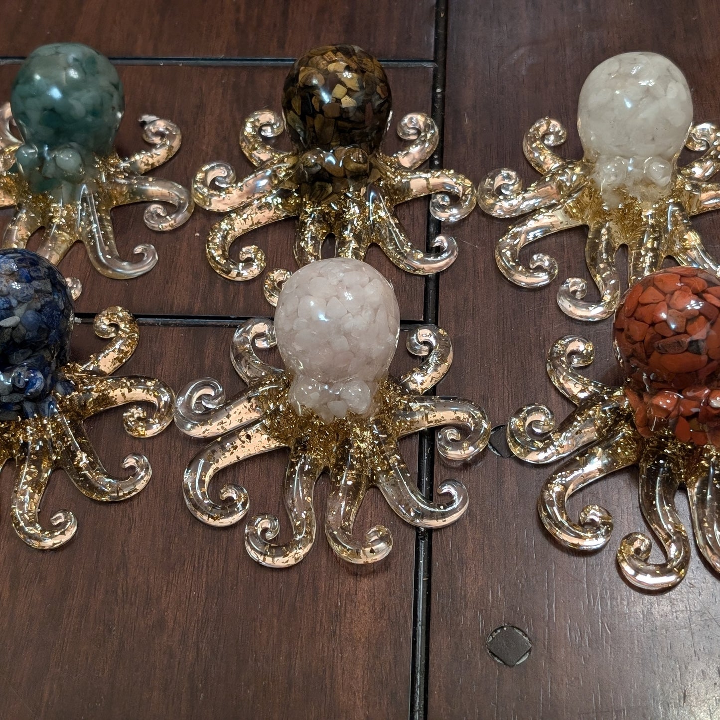 Resin Crystal Octopus