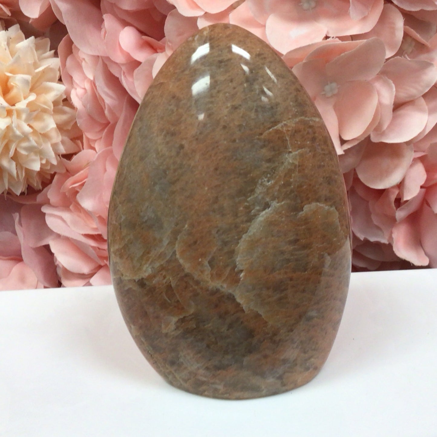 Peach Moonstone Teardrop