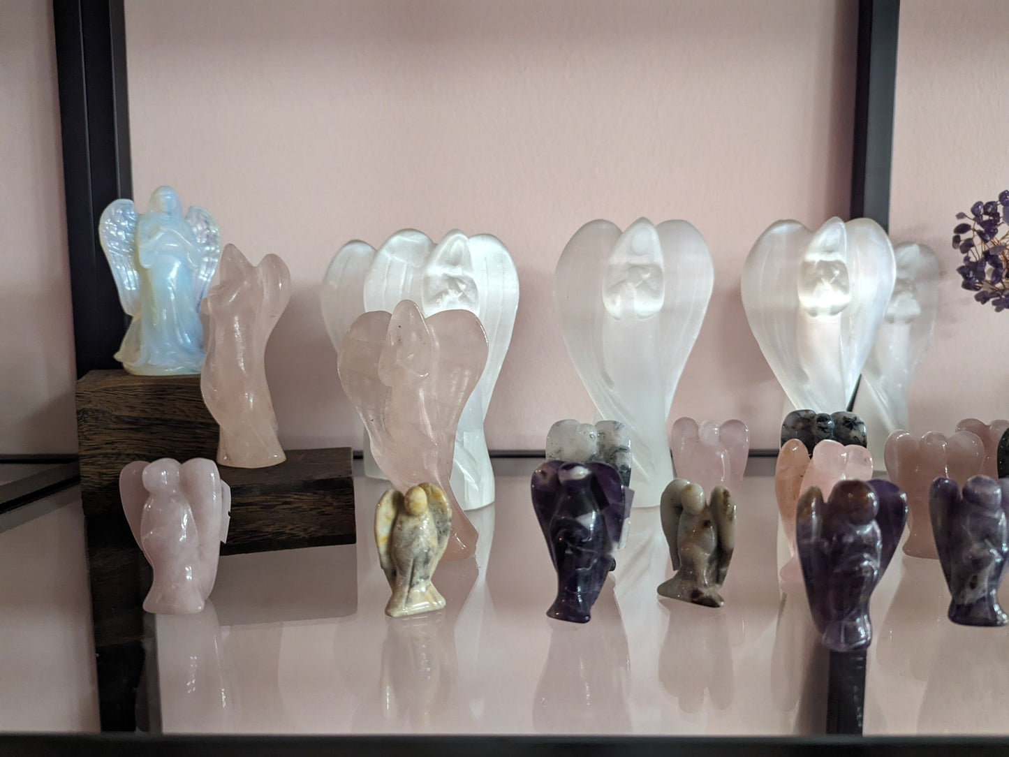Satin Spar Selenite Angel