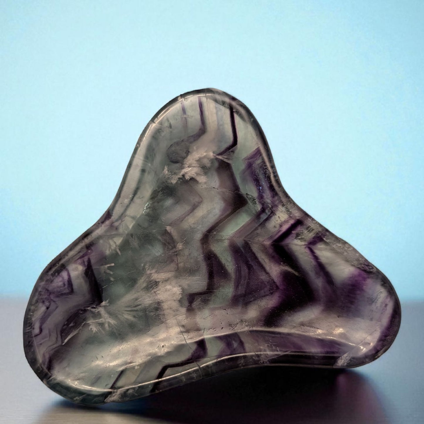 Feather Fluorite Bowl