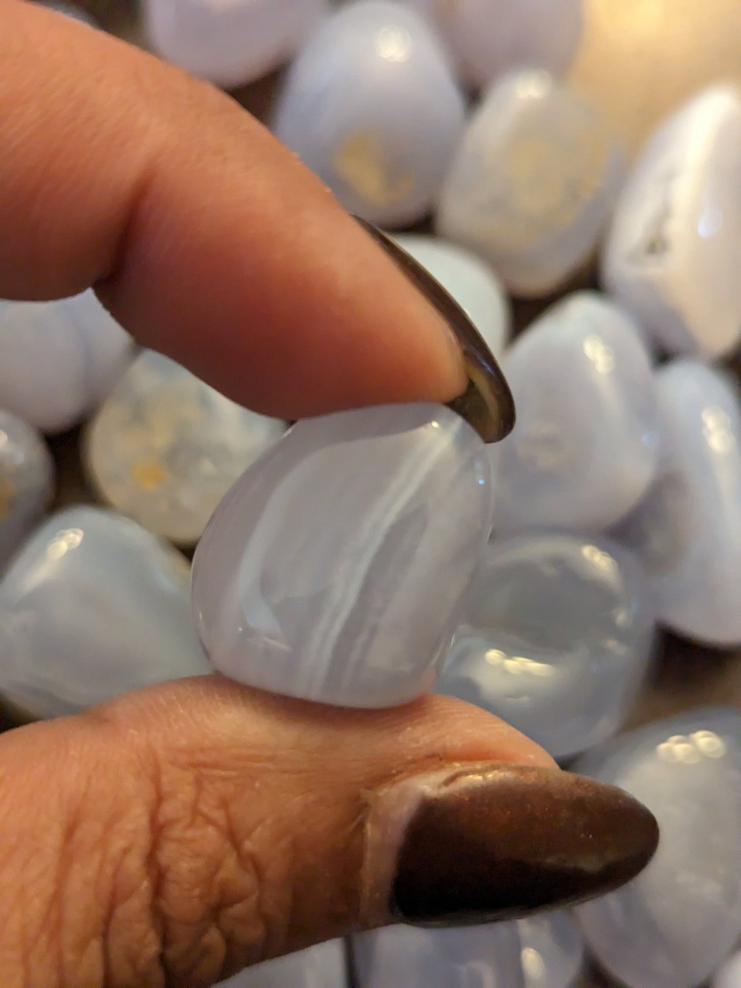 Blue Lace Agate Tumbles