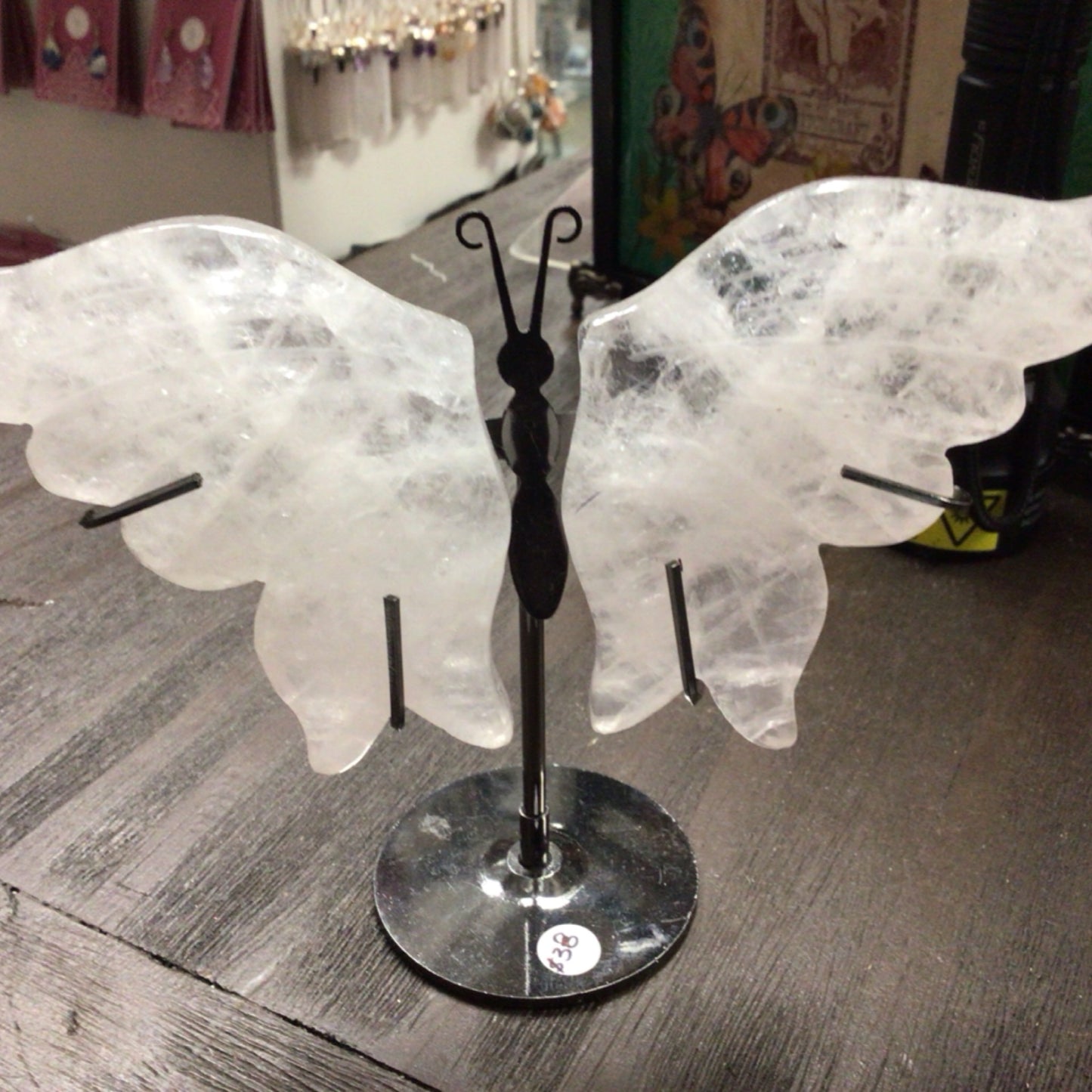 Clear Quartz Butterfly Wings