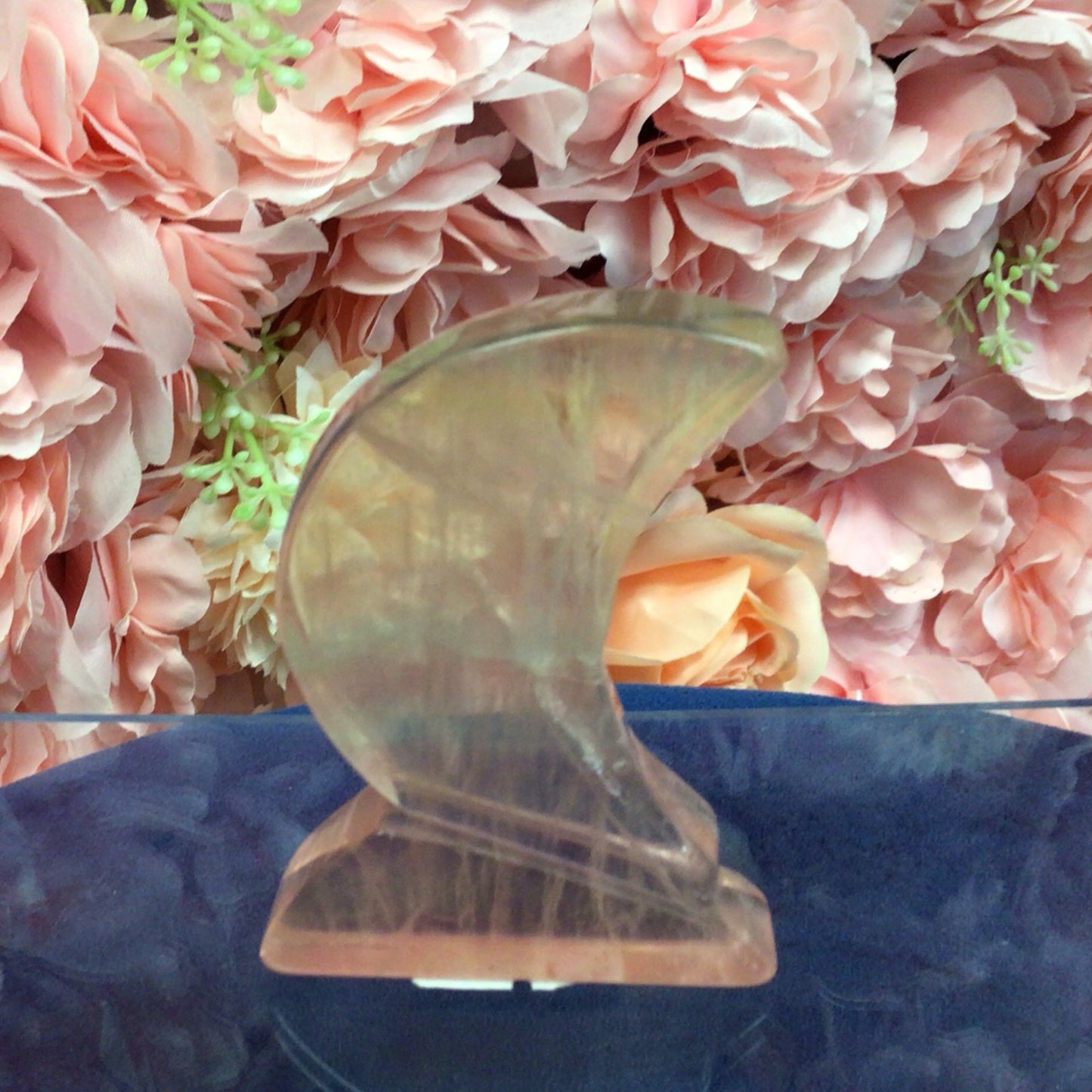 Fluorite 3” Crescent Moon