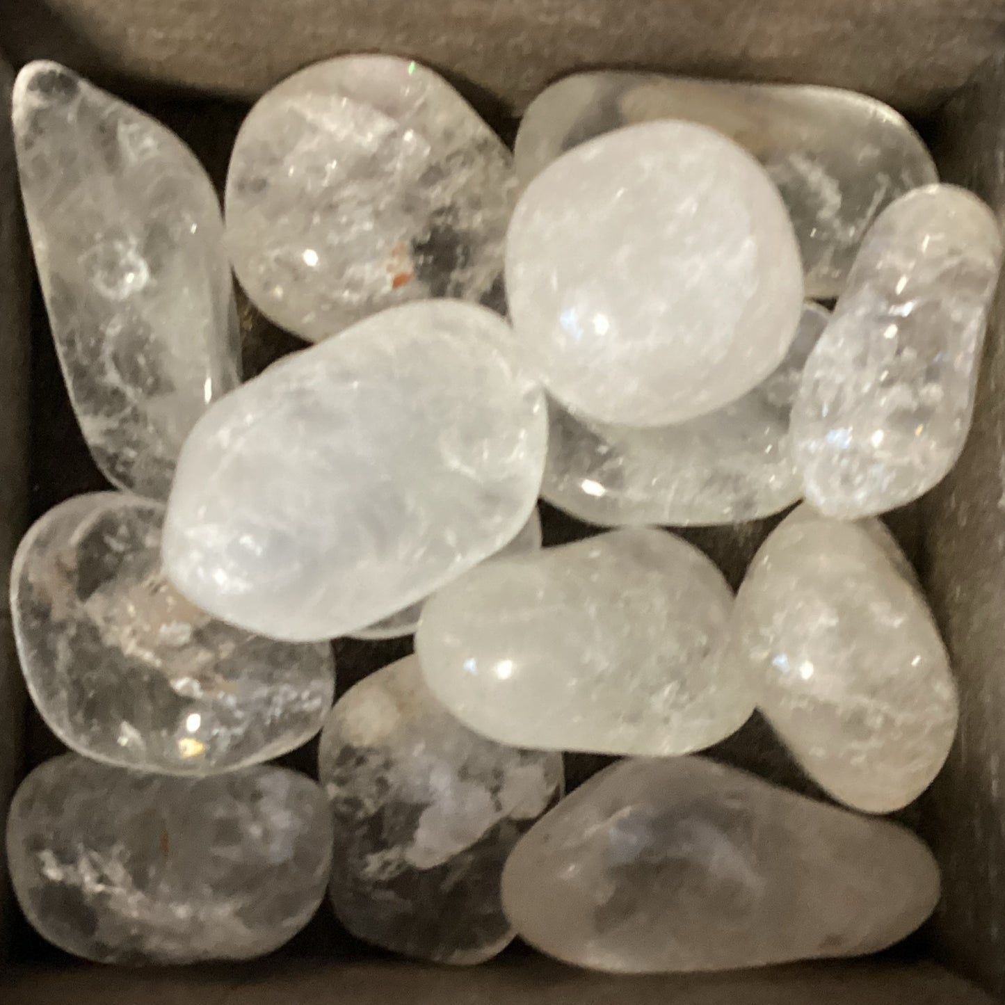 Clear Quartz Tumbles