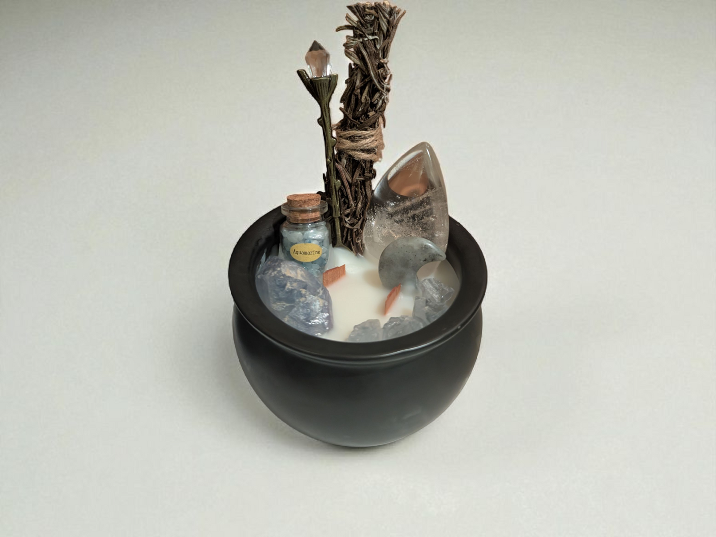 Inner Strength & Understanding - Crystal Cauldron Intentions Candle