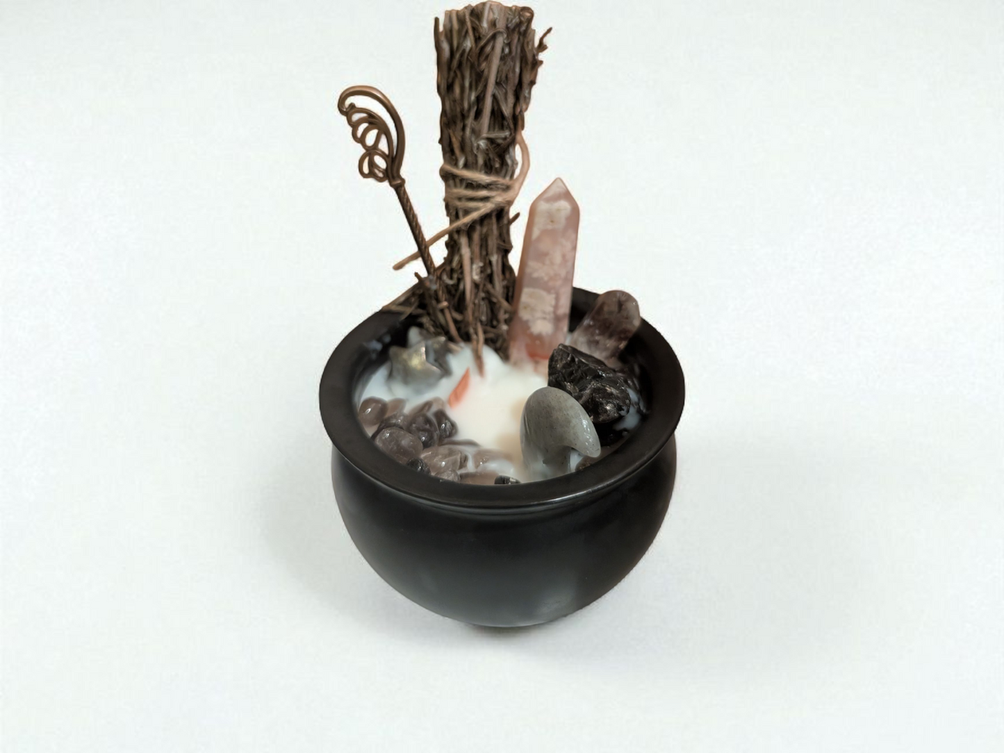 Grounding & Harmony - Crystal Cauldron Intentions Candle
