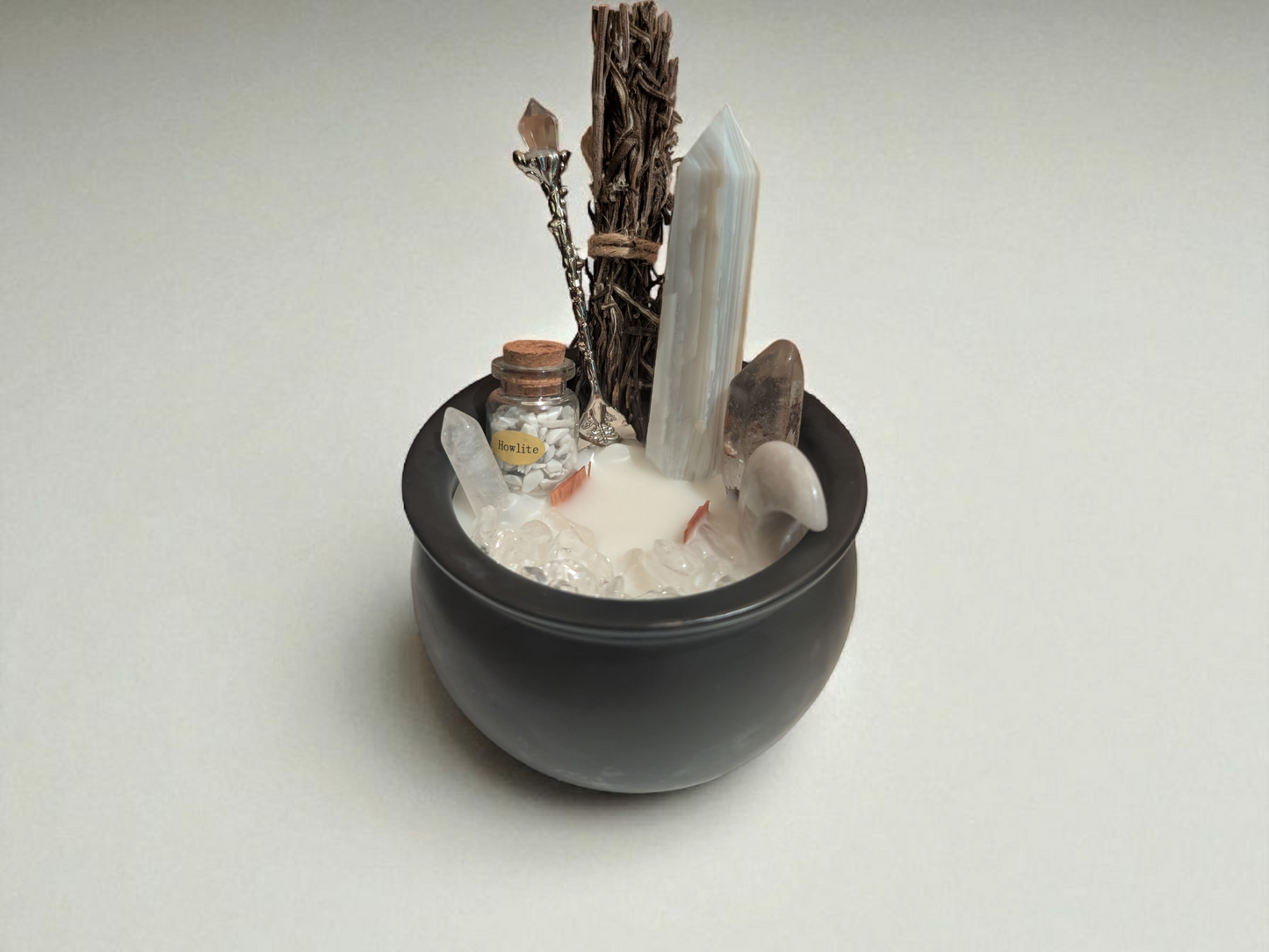 Renewals, Rebirth & Energy Work - Crystal Cauldron Intensions Candle