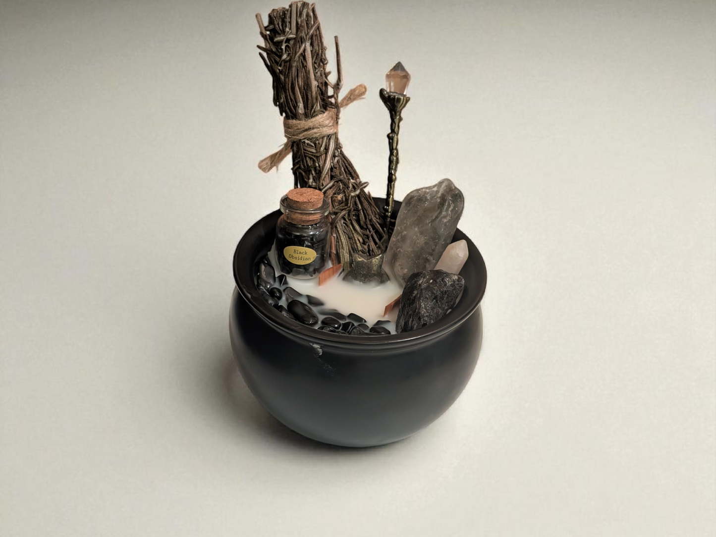 Grounding & Harmony - Crystal Cauldron Intentions Candle