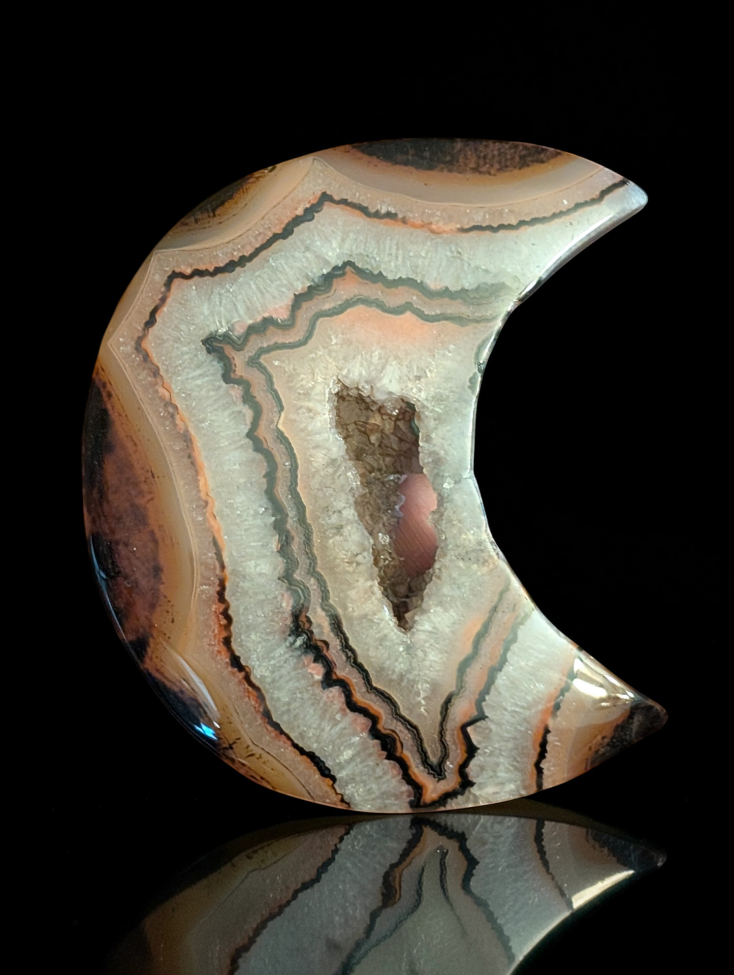Banded Agate Moon