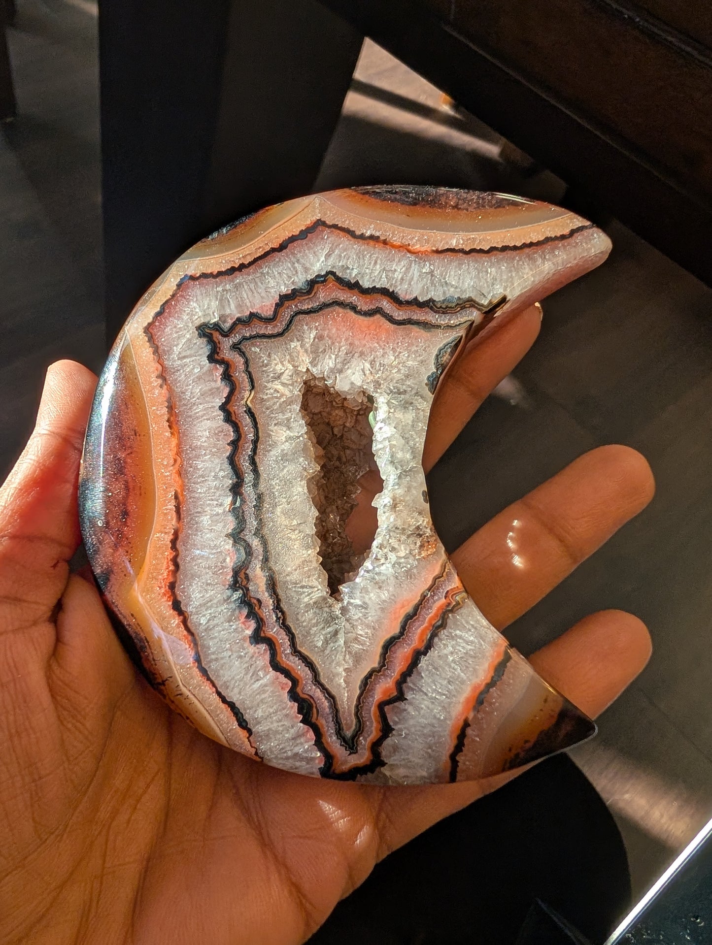 Banded Agate Moon