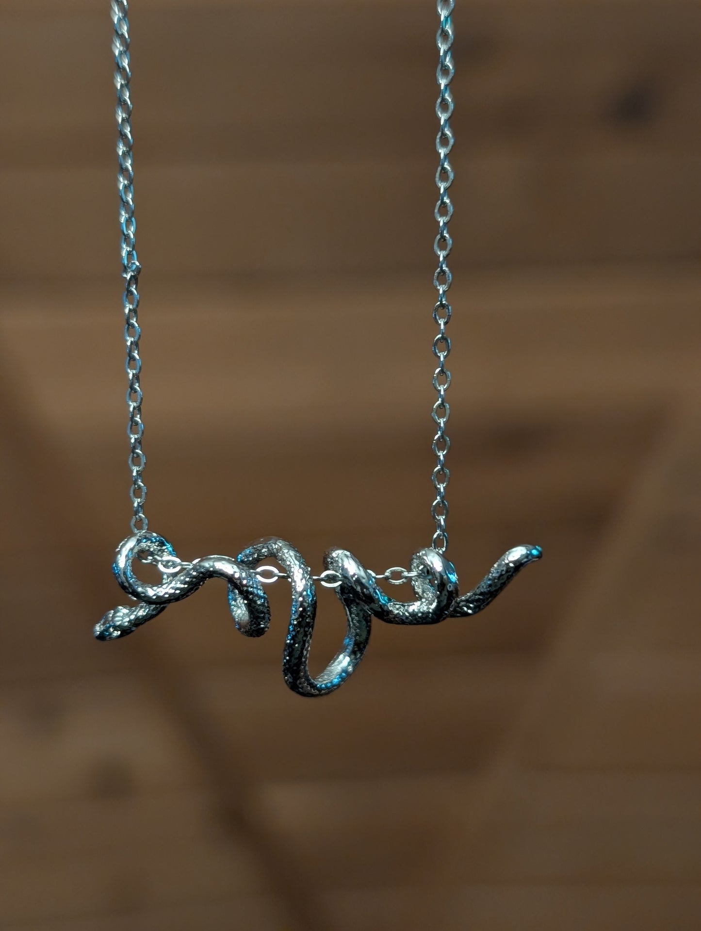 Stainless Steel Snake Necklace