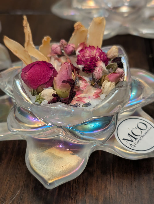 Lotus Iridescent Wickless Candles