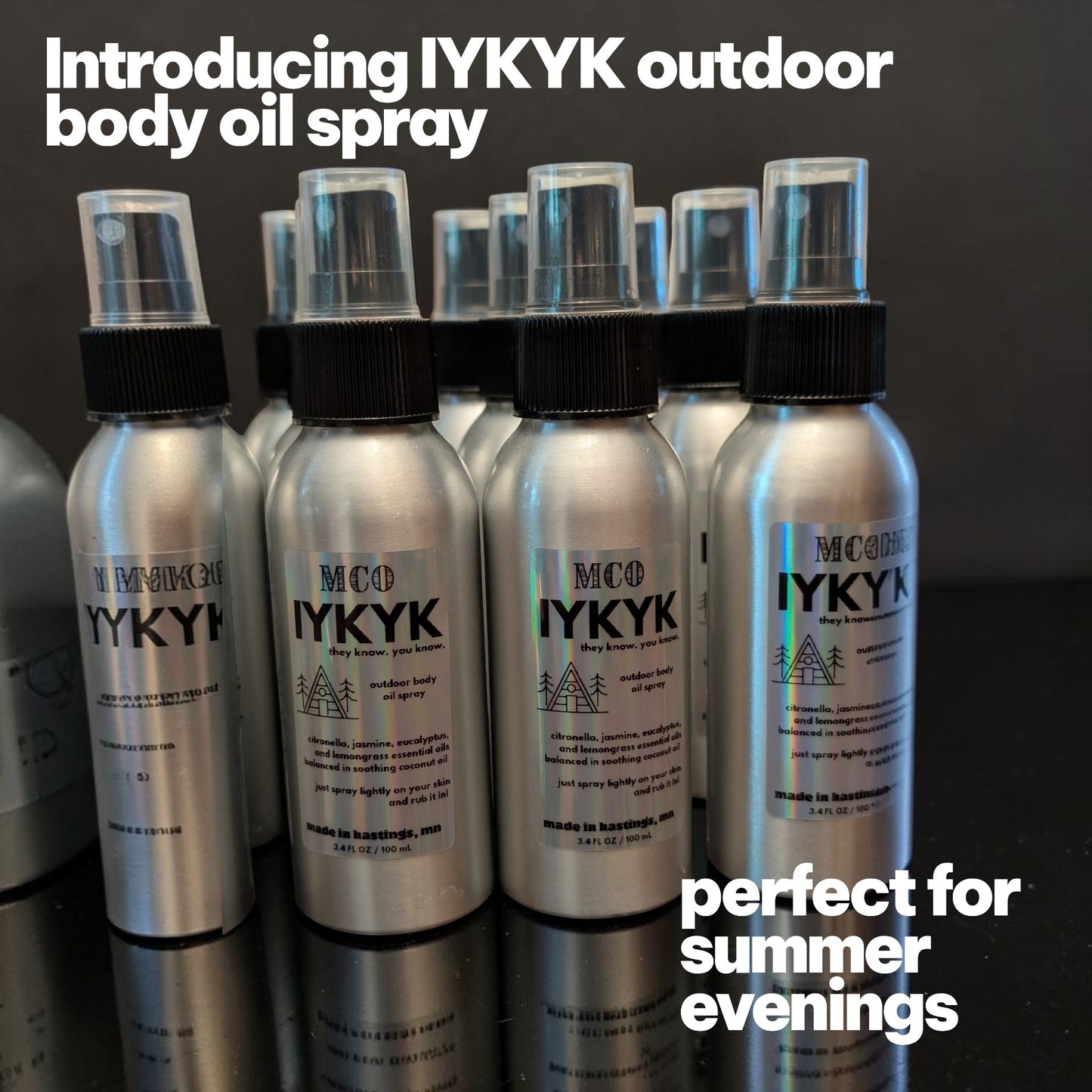 IYKYK Outdoor Body Oil Spray