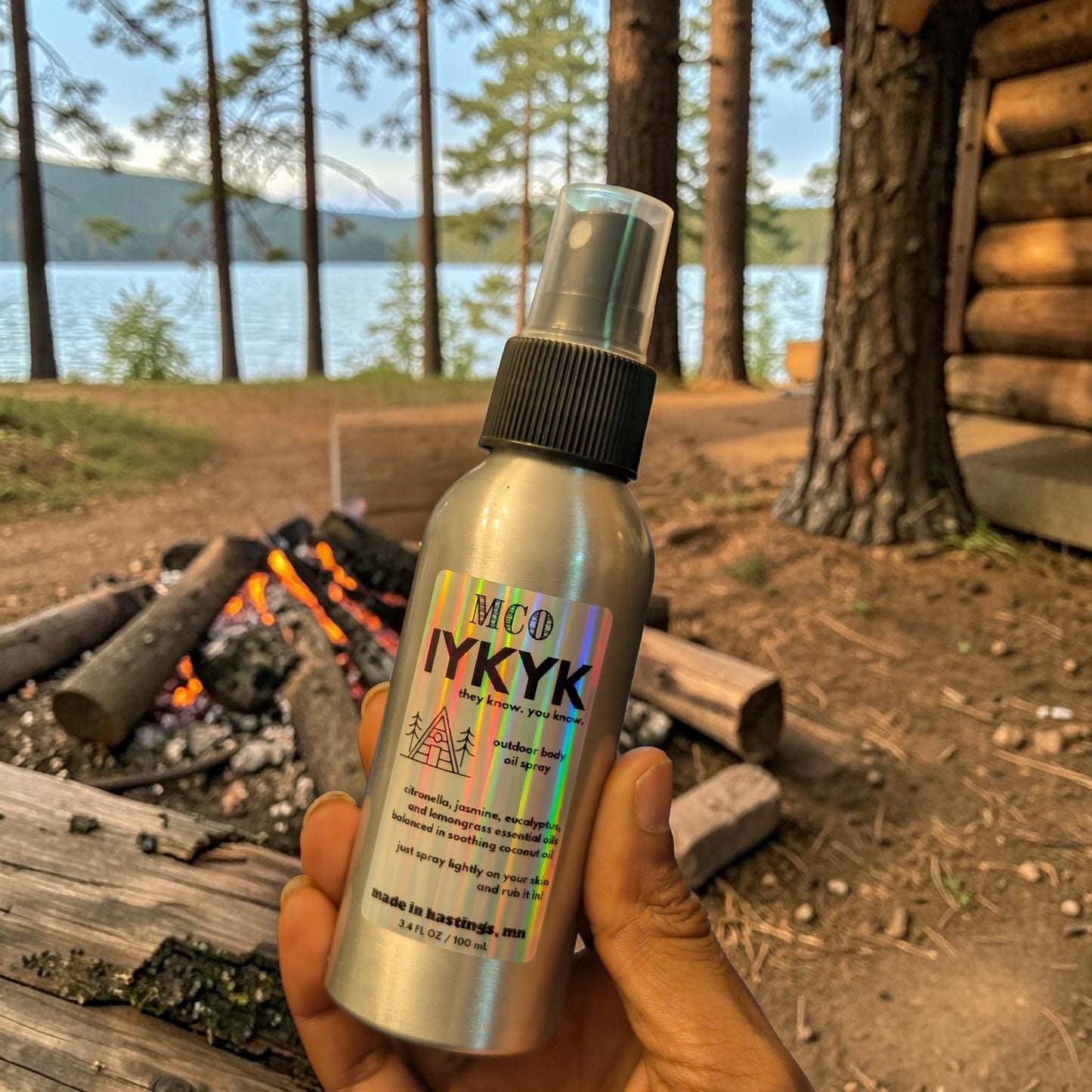 IYKYK Outdoor Body Oil Spray
