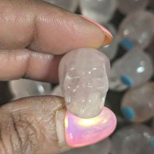 Rose Quartz Mini Skulls #166070M