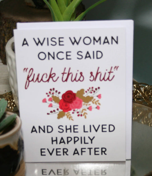Wise Woman Greeting Card