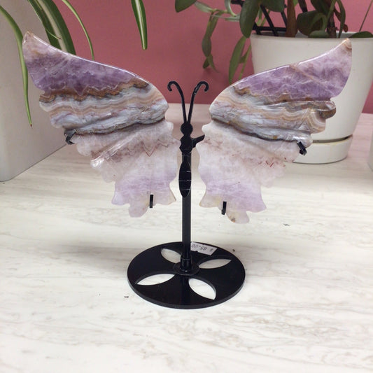 Crazy Lace and Amethyst Wings