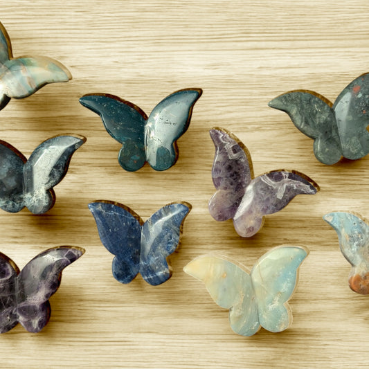 Hand Carved Butterflies