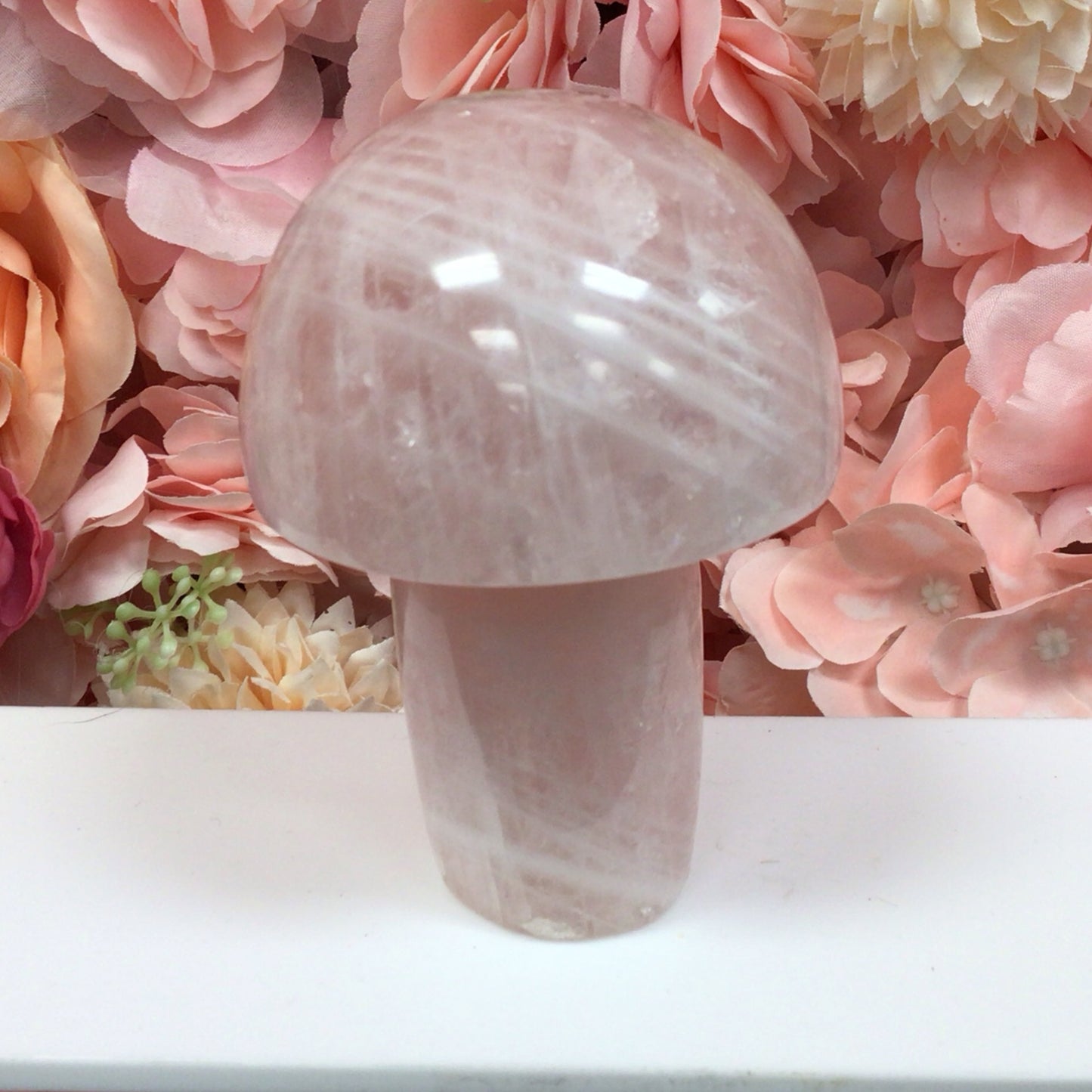 Large Rose Quartz Mushroom #4530840