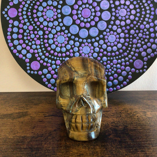 Tiger Eye Skull #5791938