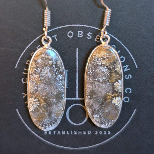 Crystal Silver Earrings