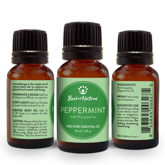 Peppermint Essential Oil: 1/2 oz