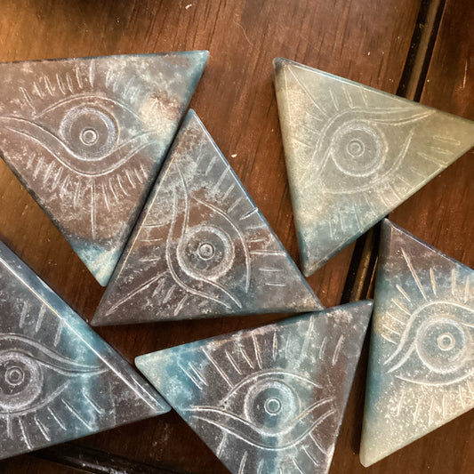 Trolleite Evil Eye Pyramid