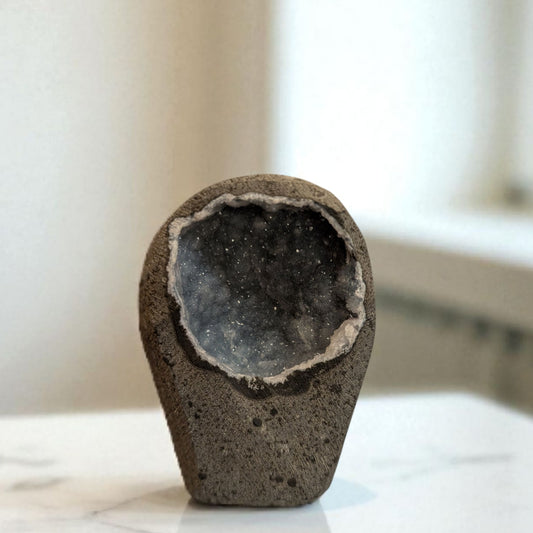 Blue Chalcedony Geode #A518535