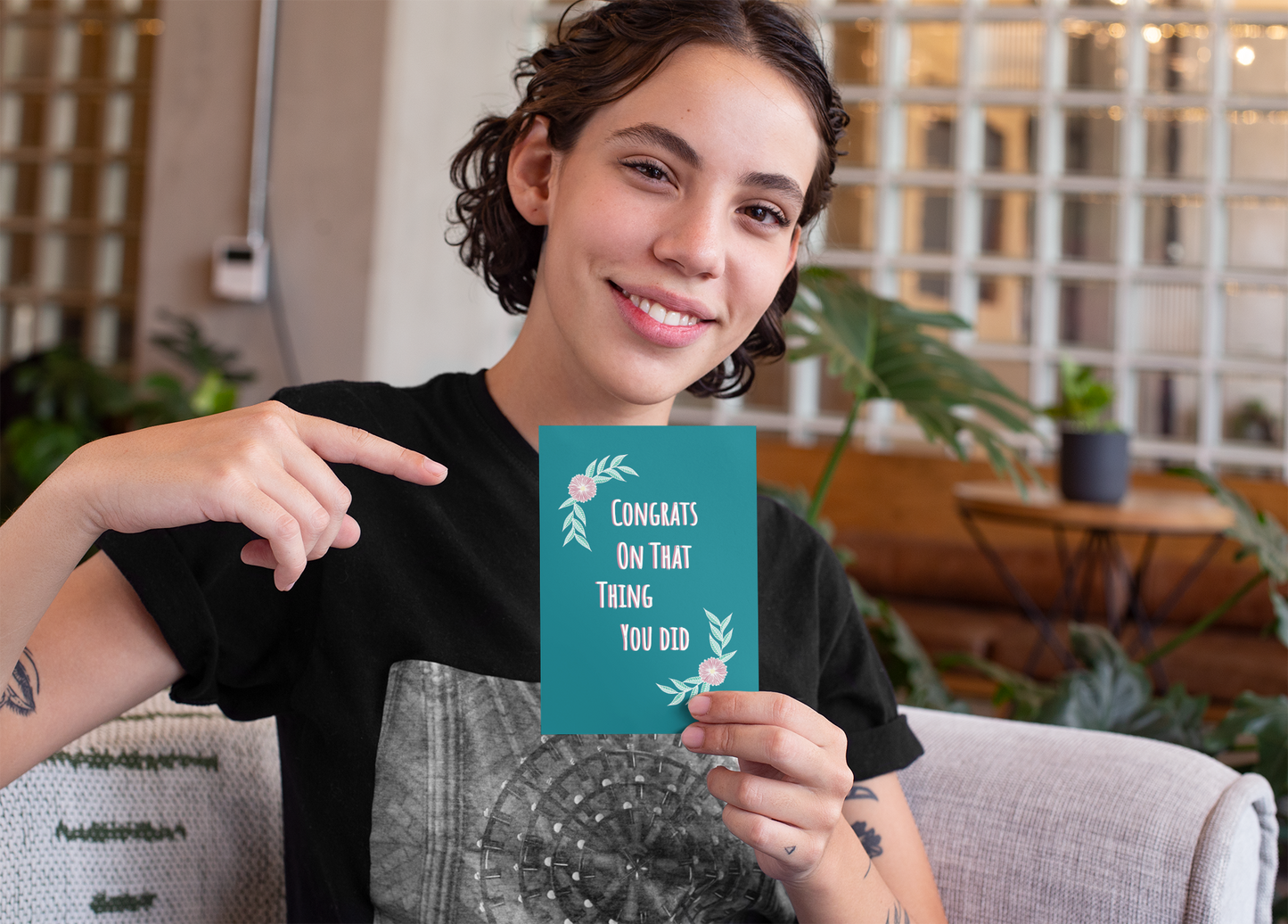 Congrats On That Thing You Did Greeting Card