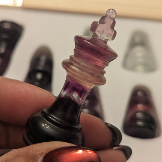 Fluorite Chess Set