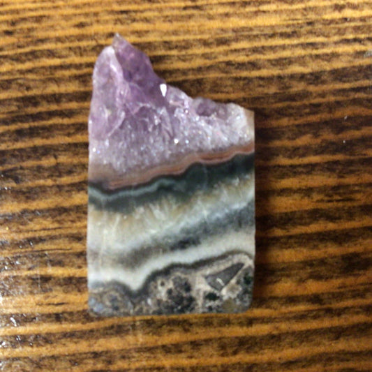 Mini Multi-Material With Raw Amethyst Bin Crystal