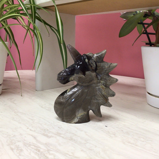 Volcanic Agate Unicorn