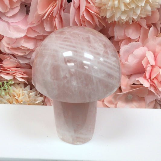 Large Rose Quartz Mushroom #3337302