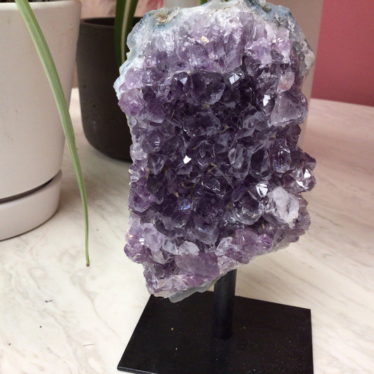 Raw Amethyst On Stand #743175Q