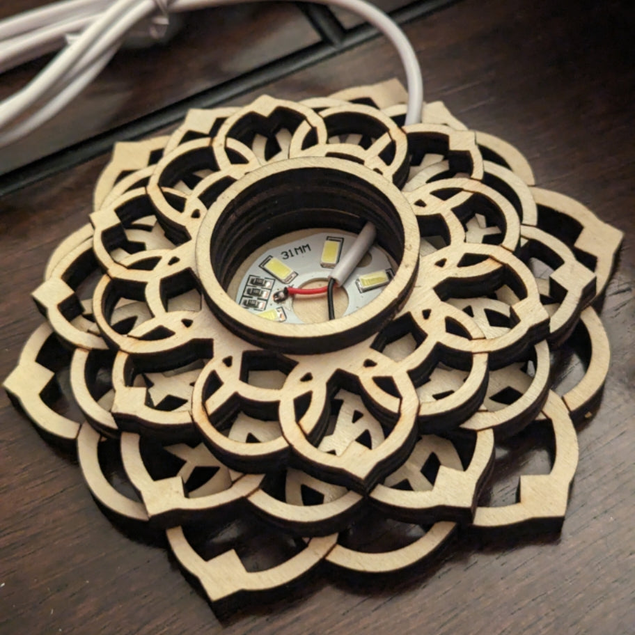 Large Mandala Light Stand