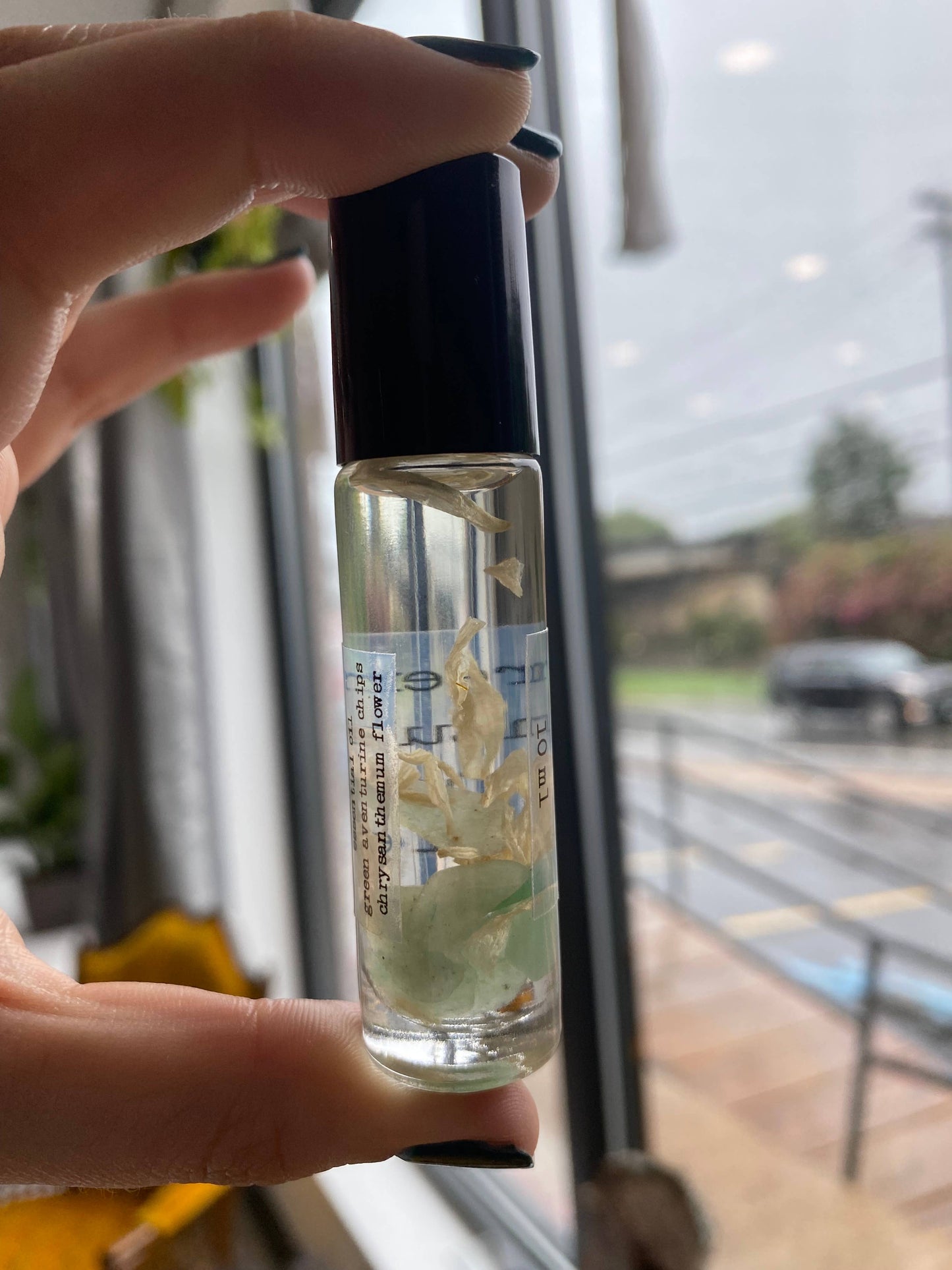Green Aventurine Crystal Perfume Roller