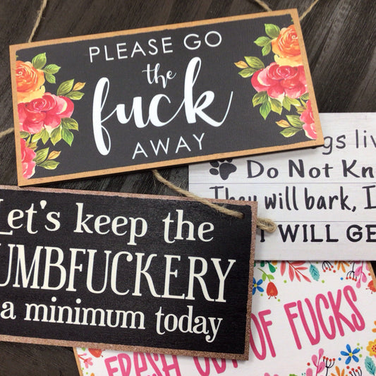 Inappropriate Signs