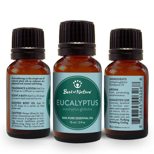 Eucalyptus Essential Oil: 1/2 oz