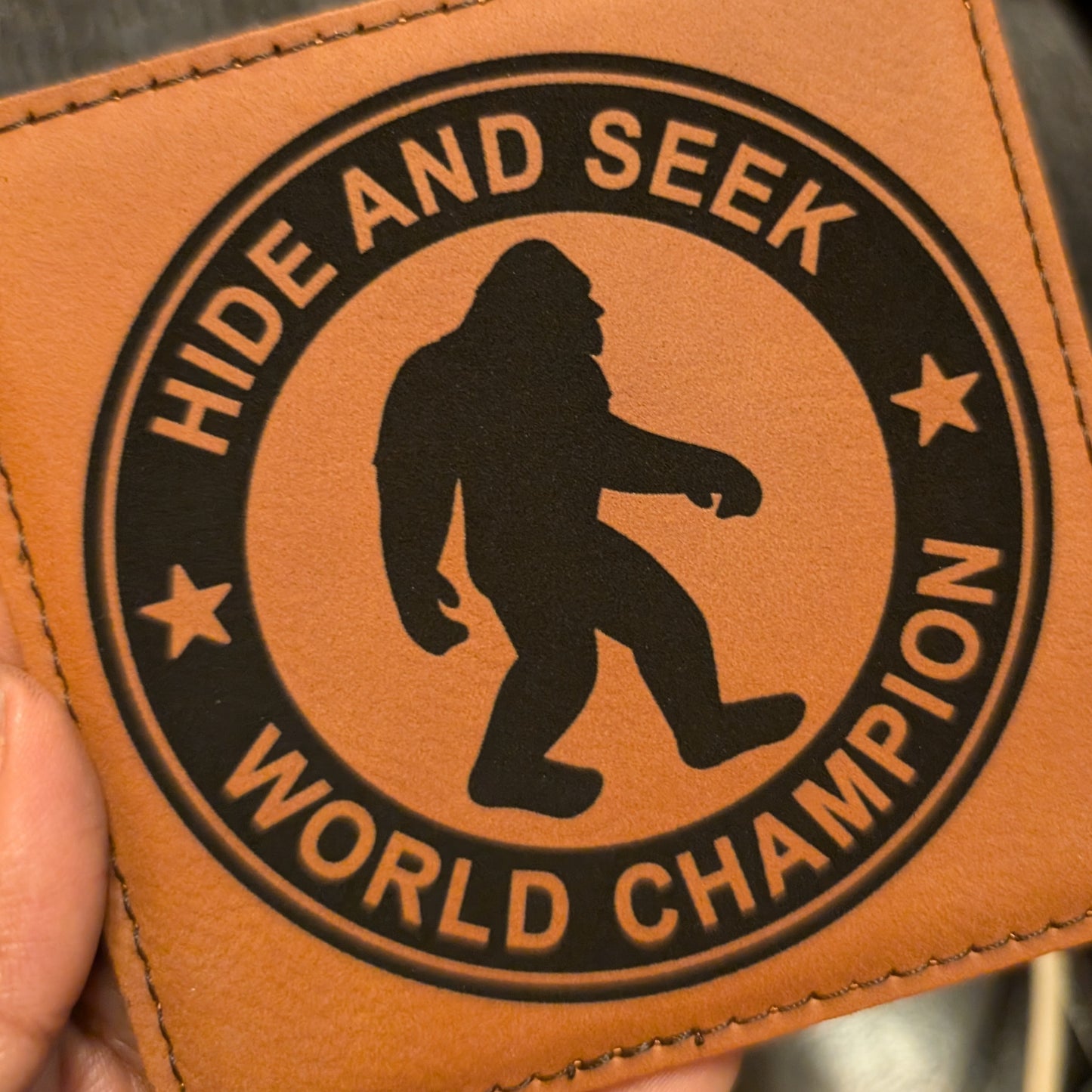 Single Leatherette Coaster